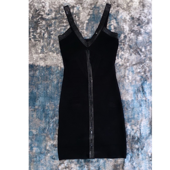 BEBE black bodycon dress - Picture 1 of 6